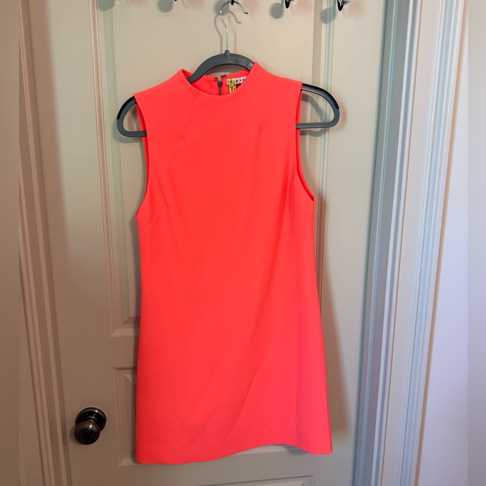 Bright Coral Alice + Olivia Shift Dress size 4